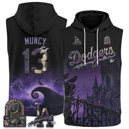 LAD Nightmare Edition Sleeveless Hoodie Tank Top - Printed