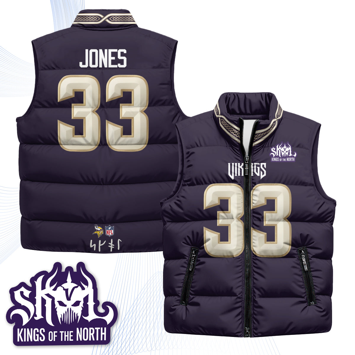 MIN 2026 Rivalries Puffer Vest - Printed