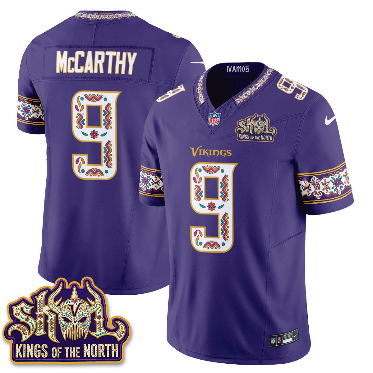 Minnesota Vikings  Latino Heritage Month Vapor Jersey - Stitched