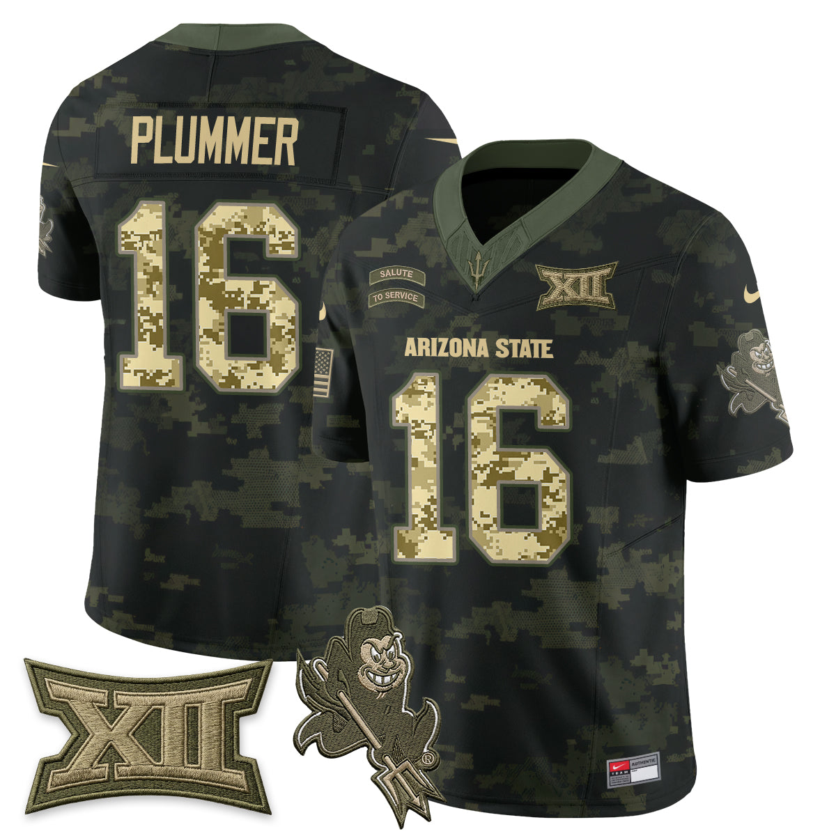 ASU 2026 Salute to Service Vapor Jersey - Stitched