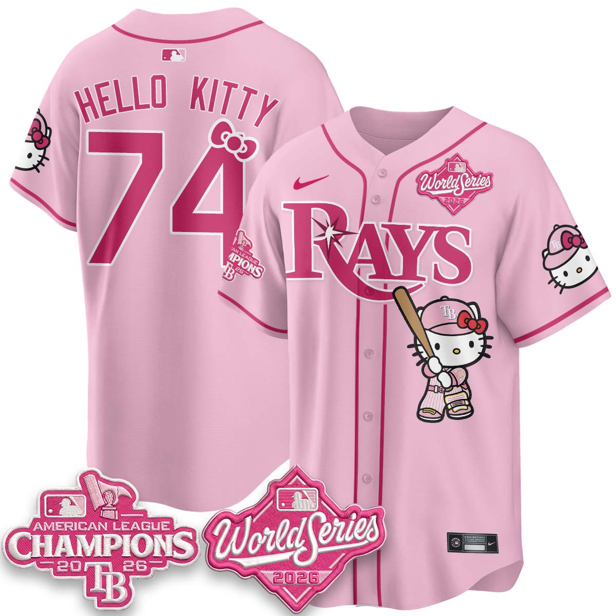 TB 2026 AL Champions x Meow KT Vapor Jersey - Stitched