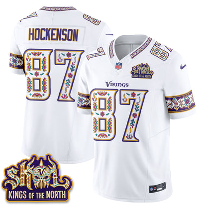 Minnesota Vikings  Latino Heritage Month Vapor Jersey - Stitched