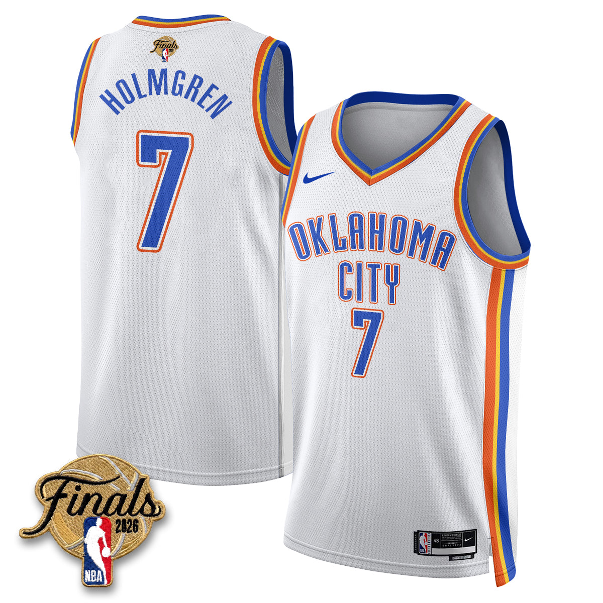 OKC 2026 NBA Western Conference Champions Vapor Jersey V2- Stitched