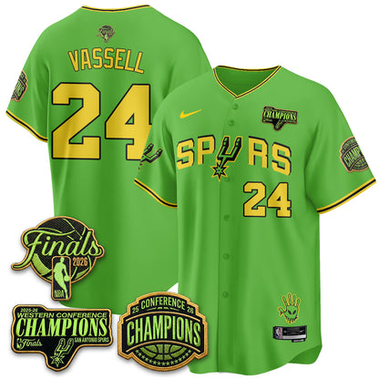San Antonio Spurs 2026 Basketball Alien Style Vapor Jersey - Stitched