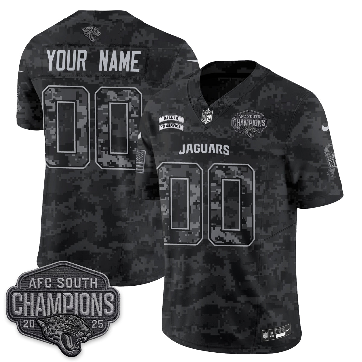 JAX 2026 Salute to Service V2 Vapor Custom Jersey - Stitched