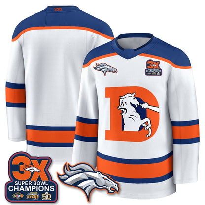 DEN Fan Gear Edition Hockey Jersey - Stitched