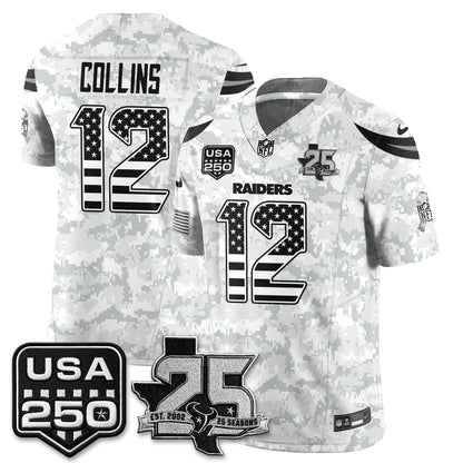 Houston Texans 2026 Salute to Service Edition Vapor Jersey - Stitched