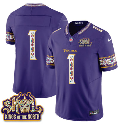 Minnesota Vikings  Latino Heritage Month Vapor Jersey - Stitched