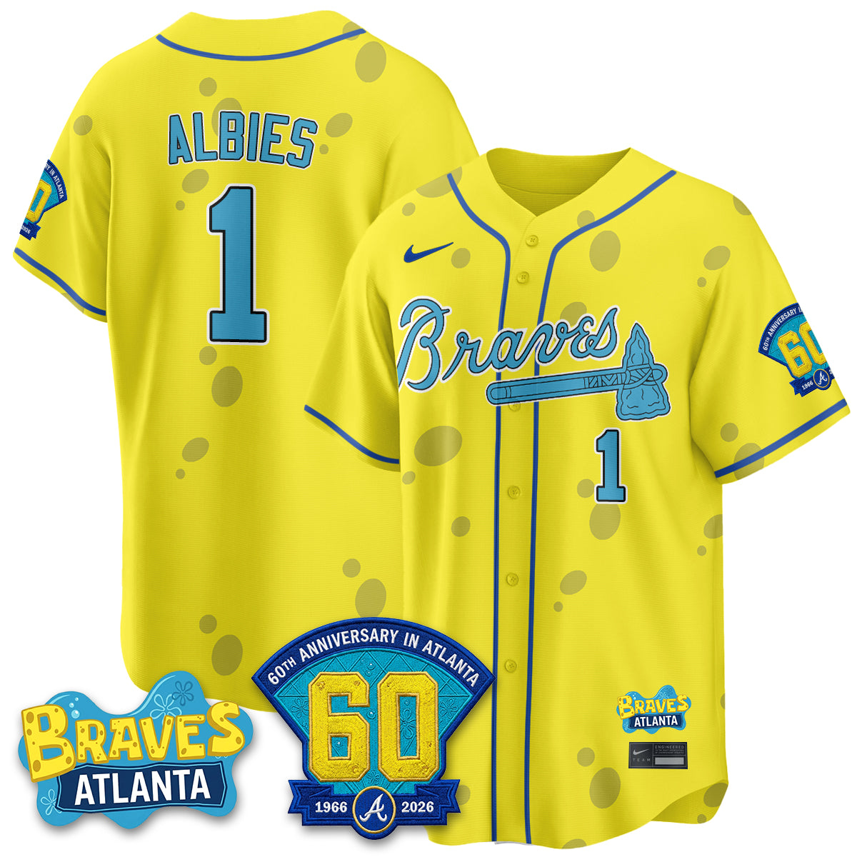 Atlanta Braves x SBSP Limited Vapor Jersey- Stitched
