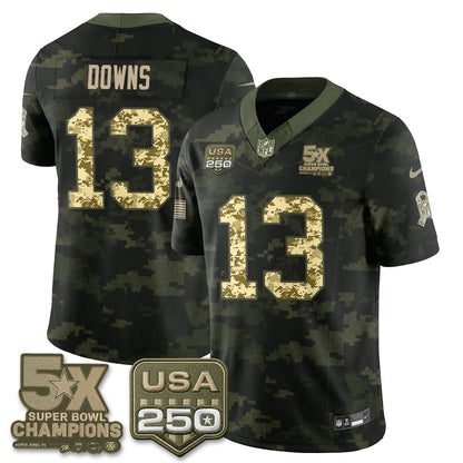 Dallas Cowboys 2026 Salute to Service Edition Vapor Jersey V2- Stitched
