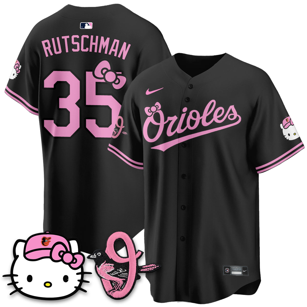 Baltimore Orioles x Meow KT Vapor Premier Limited Jersey - Stitched
