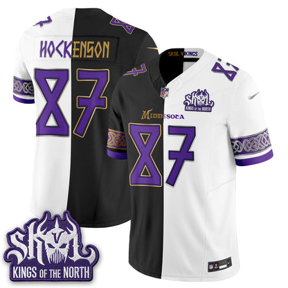 Minnesota Vikings Warrior Split Edition Vapor Jersey - Stitched