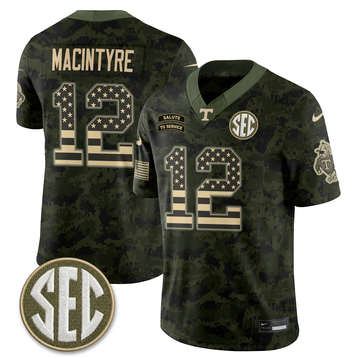 TENN 2026 Salute to Service Vapor Jersey - Stitched
