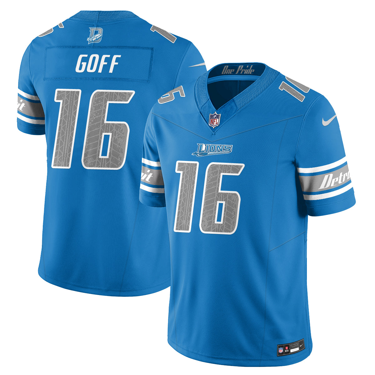 Detroit Lions Fangear Edition Vapor Jersey - Stitched