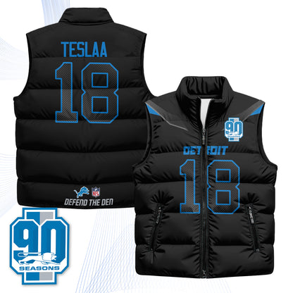 DET Xmas 2026 Rivalries Puffer Vest - Printed