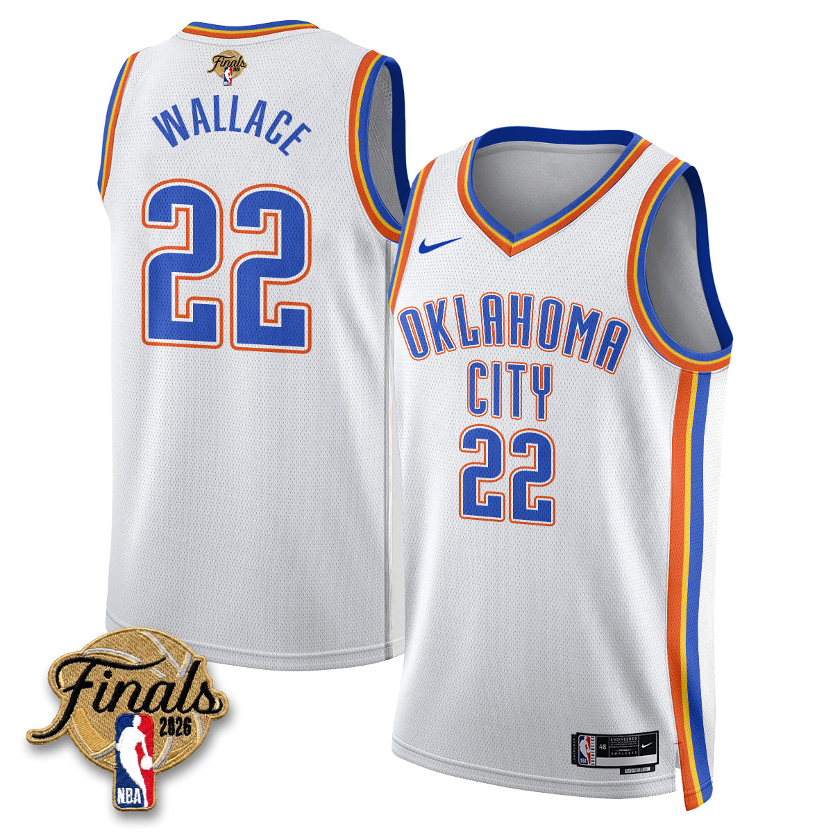 OKC 2026 NBA Western Conference Champions Vapor Jersey V2- Stitched