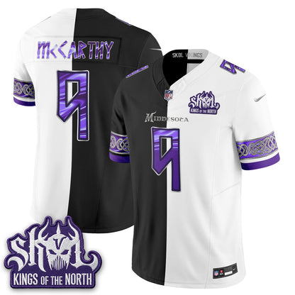 Minnesota Vikings Warrior Split Edition Vapor Jersey - Stitched