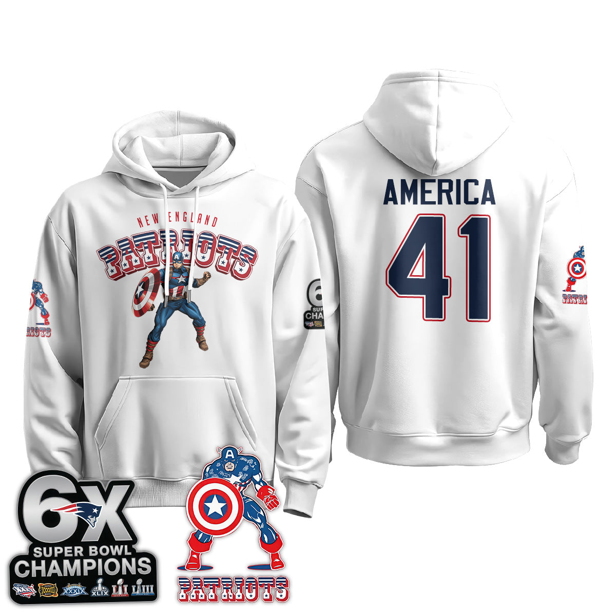NE x Liberty Guardian Edition Pullover Hoodie V2 - Printed