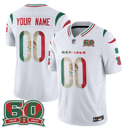 CIN Mexico Edition Vapor Custom Jersey - Stitched