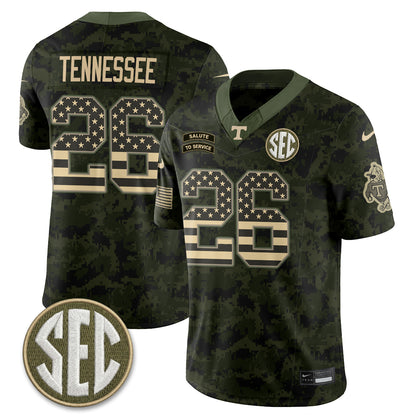 TENN 2026 Salute to Service Vapor Jersey - Stitched