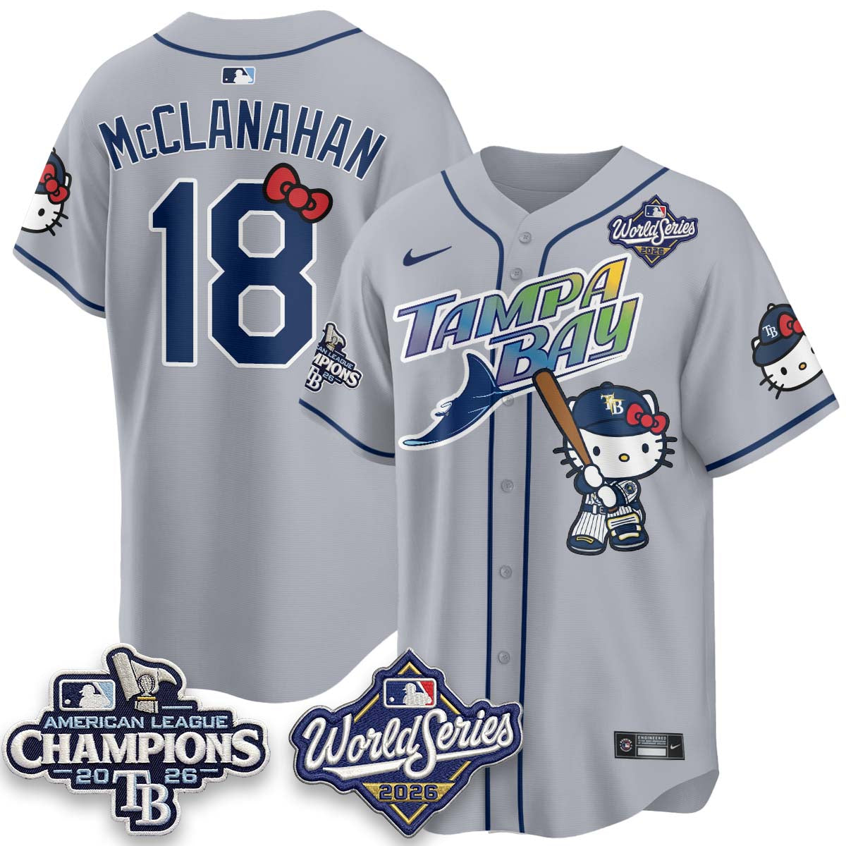 TB 2026 AL Champions x Meow KT Vapor Jersey - Stitched
