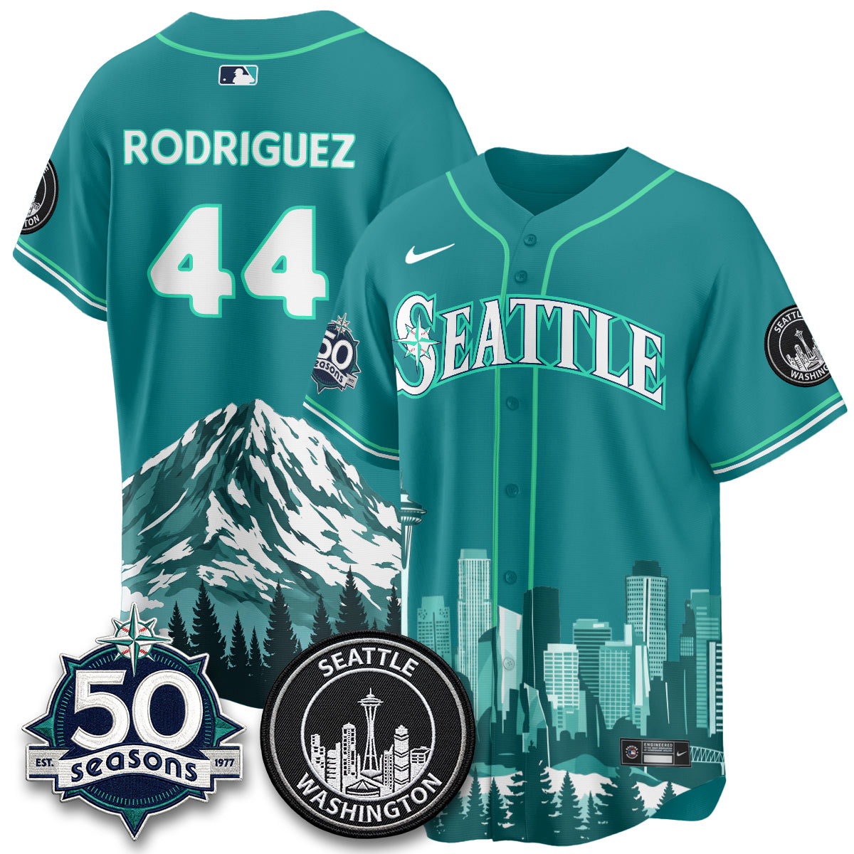 Seattle Mariners City Edition Vapor Jersey - Printed