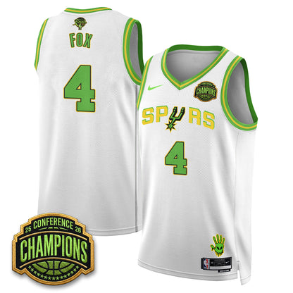 San Antonio Spurs 2026 Basketball Finals Alien Style Vapor Jersey - Stitched