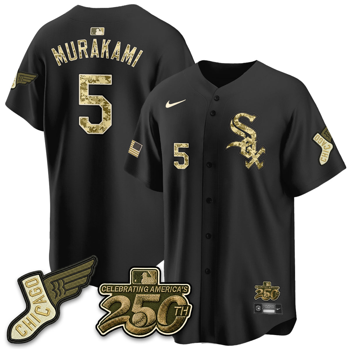 Chicago White Sox Salute to Service 2026 Vapor Limited Jersey - Stitched