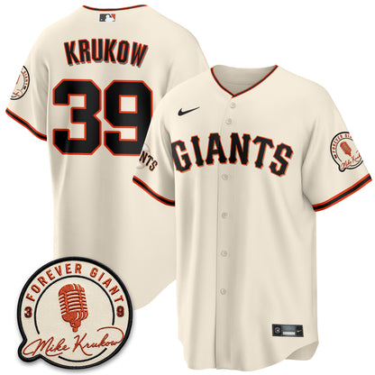 SF Mike Krukow Vapor Jersey - Stitched