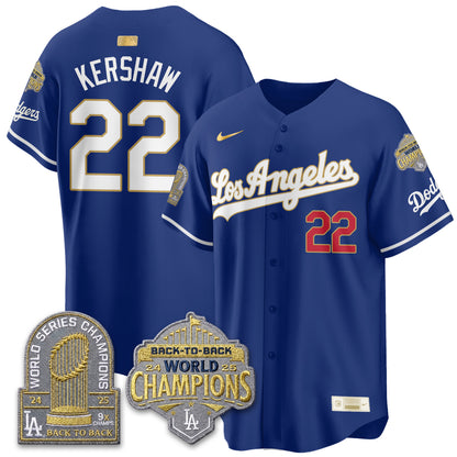 LAD Gold Collection Vapor Limited Jersey - 9x & B2B Champs - All Stitched