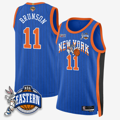 New York Knicks 2026 NBA Finals x Bunny Vapor Jersey - Stitched