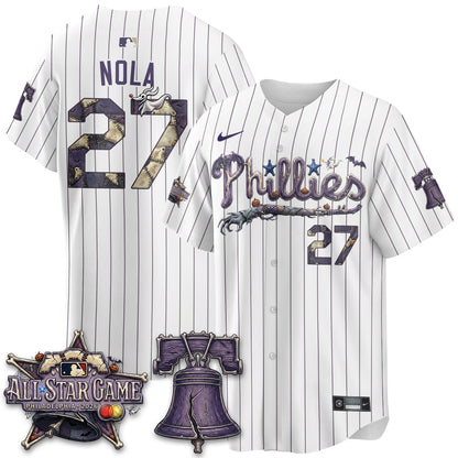 Philadelphia Phillies Nightmare Edition Vapor Jersey - Printed