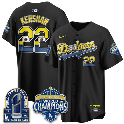 Los Angeles Dodgers x Yellow Capsules Vapor Jersey - Stitched