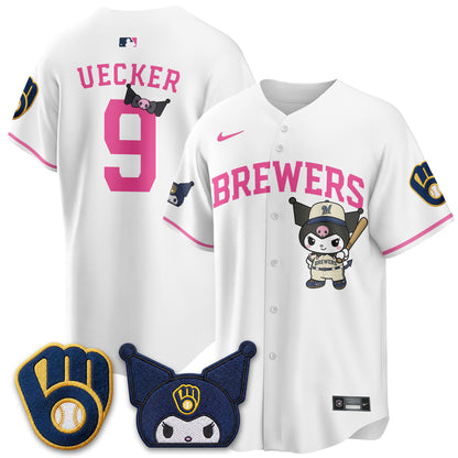 Milwaukee Brewers x  KRM Edition Vapor Jersey - Stitched