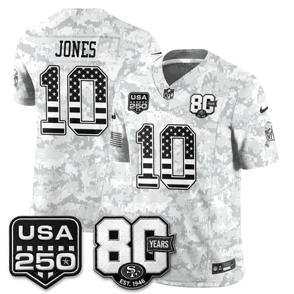 SF 2026 Salute to Service Edition Vapor Jersey - Stitched