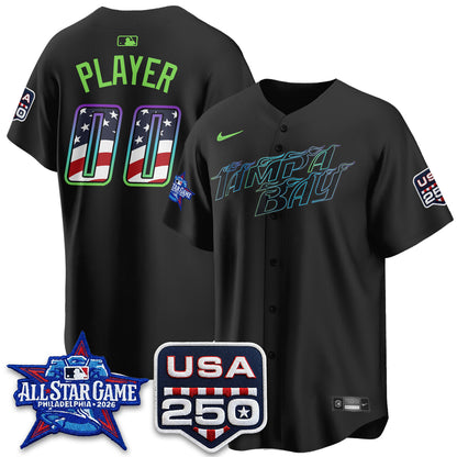 Tampa Bay Rays 2026 All Star Edition Vapor Custom Jersey - Stitched