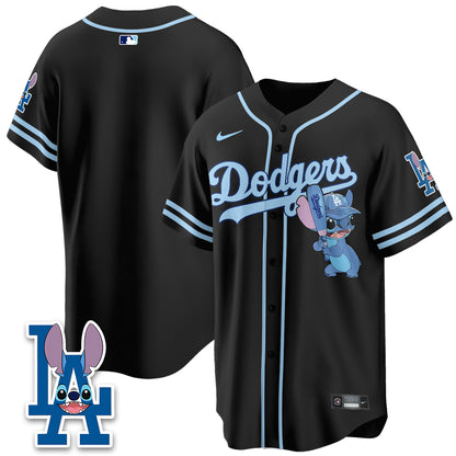 Los Angeles Dodgers x Blue Alien Edition Vapor Jersey - Stitched