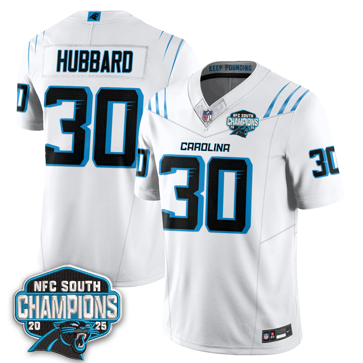 Carolina Panthers Fangear Edition Vapor Jersey - Stitched