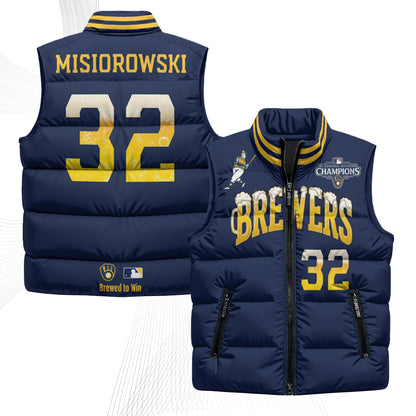 MIL 2026 NL Division Champs Puffer Vest - Printed