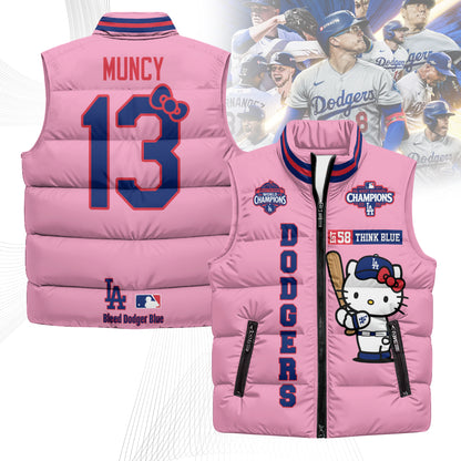 LAD x Meow KT Puffer Vest - Printed