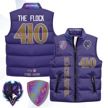 BAL "The Flock" Puffer Vest - Printed (2)