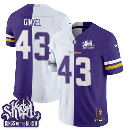 Minnesota Vikings Split Edition Vapor Jersey - Stitched