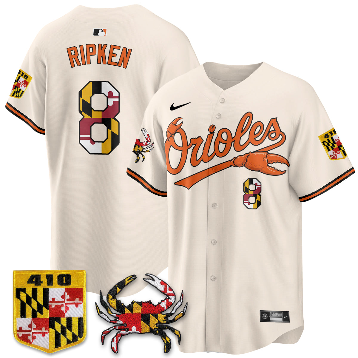 BAL Crab x Maryland Vapor Limited Jersey - Stitched