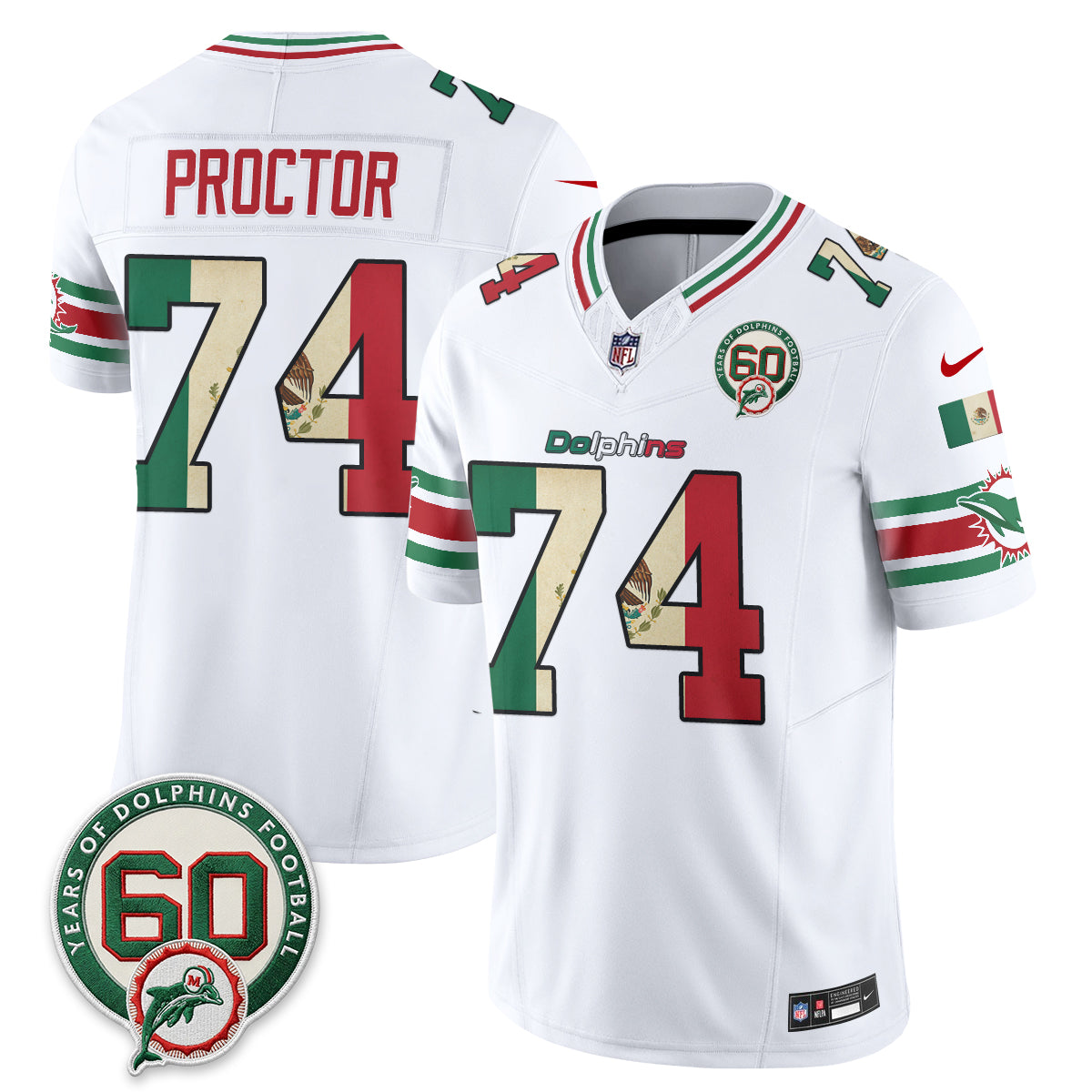 MIA Mexico Edition Vapor Jersey - Stitched