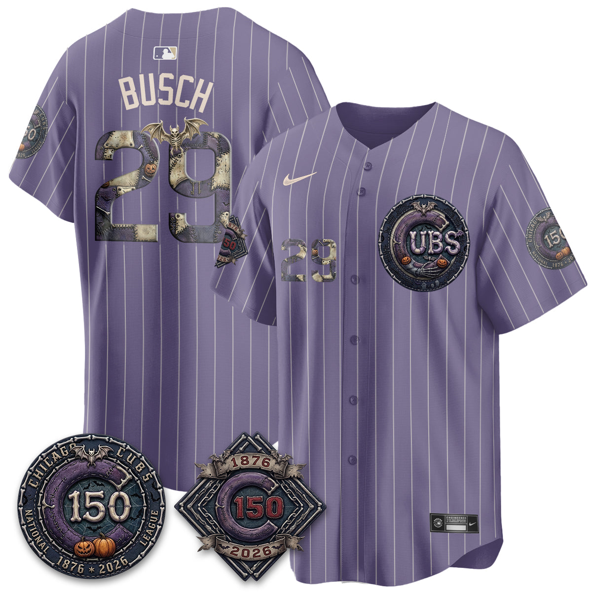 Chicago Cubs Nightmare Edition Vapor Limited Jersey - Printed