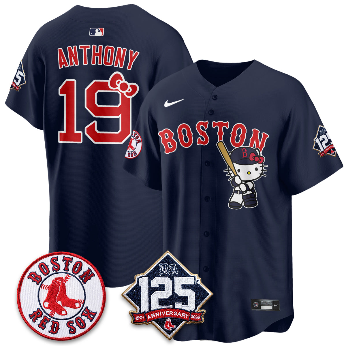 Boston Red Sox x Meow KT Vapor Limited Jersey - Stitched