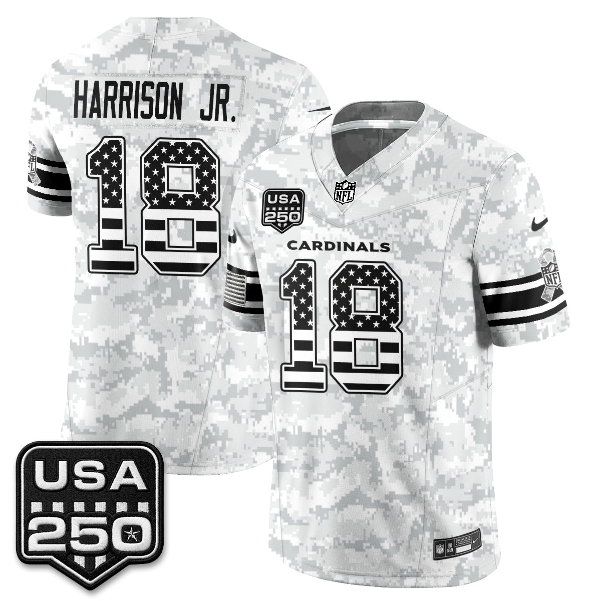ARI 2026 Salute to Service Vapor Jersey - Stitched