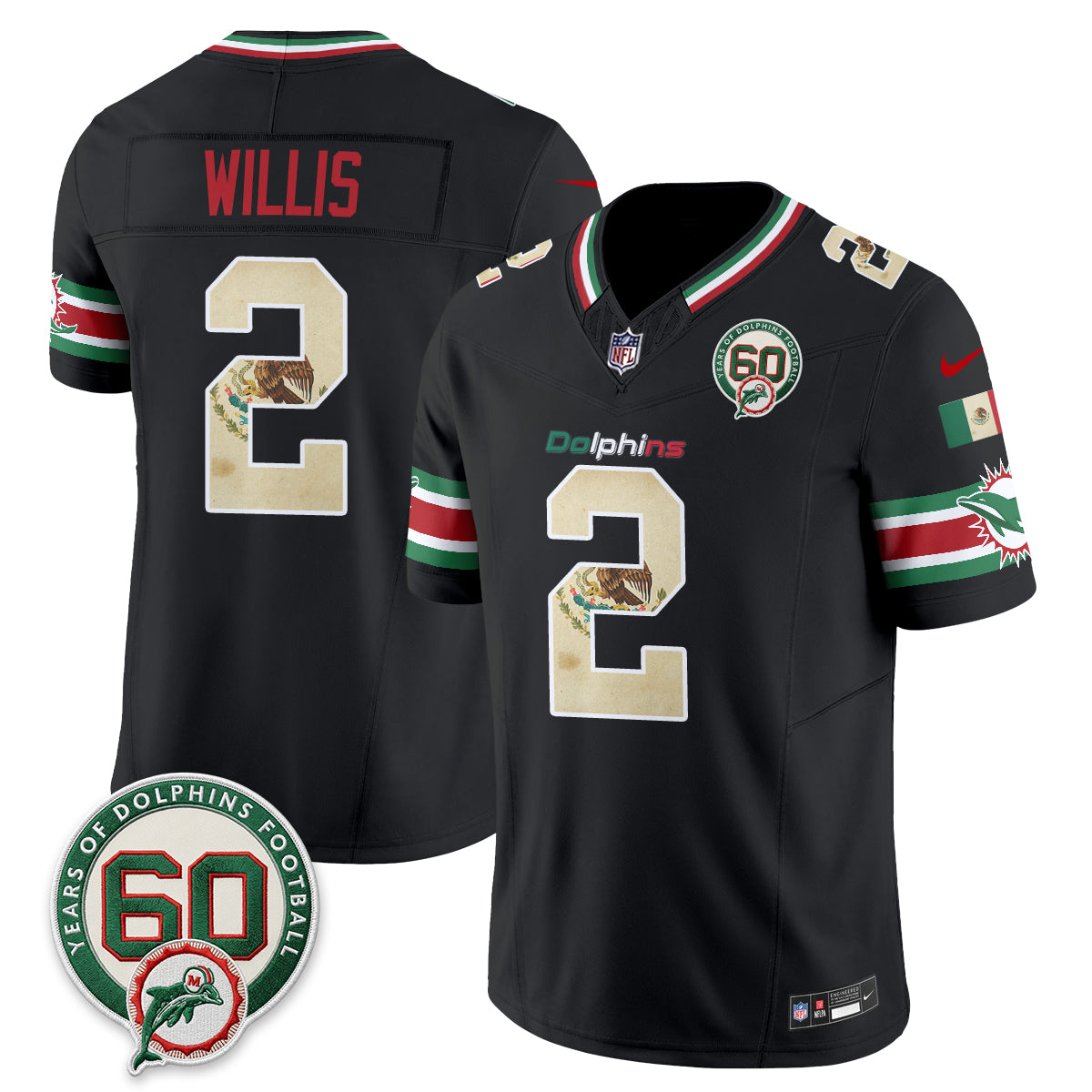 MIA Mexico Edition Vapor Jersey - Stitched