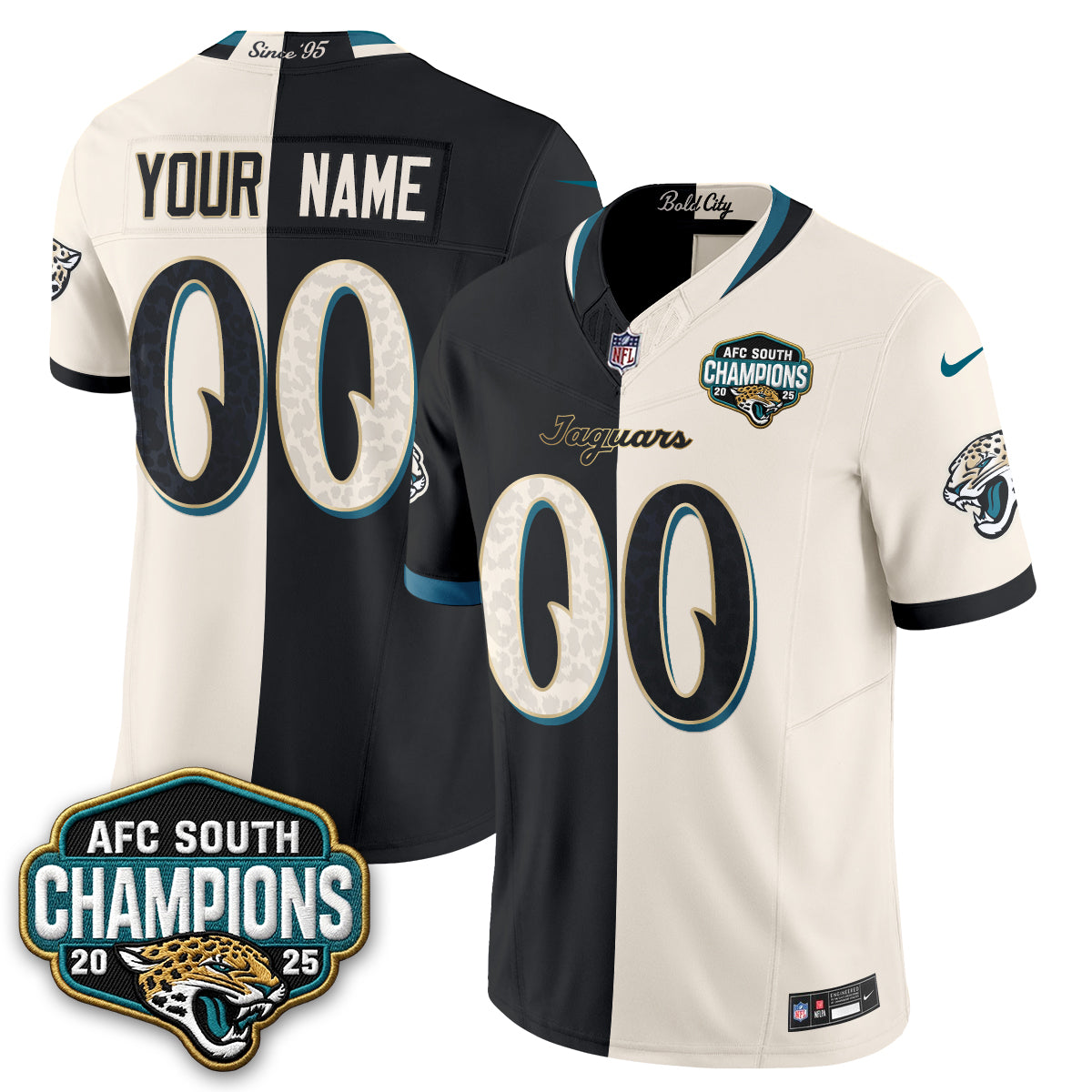 JAX 2026 Rivalries Split Vapor Custom Jersey - Stitched