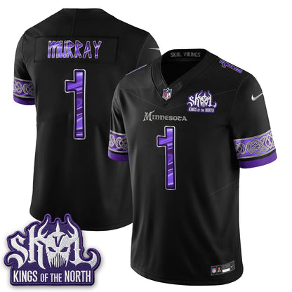 MIN  Warrior Skol Patch Vikings Font Edition  - Stitched (2)